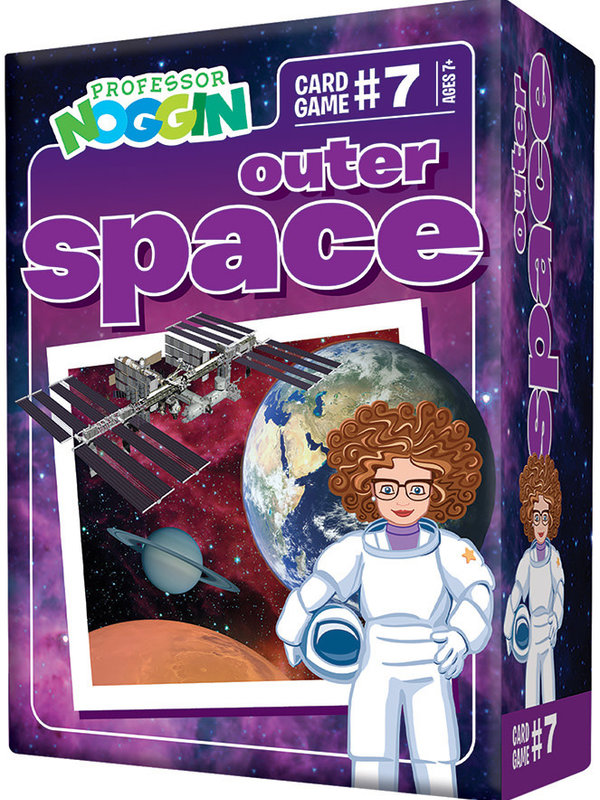 Outset Media Professor Noggins Outer Space Trivia Card Game