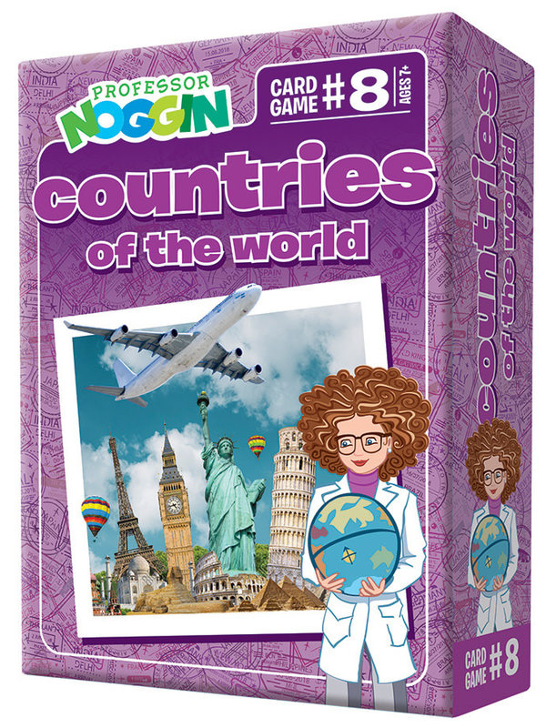 Outset Media Professor Noggins Countries of the World Trivia Card Game