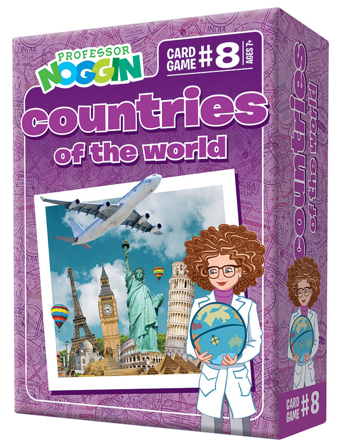 Professor Noggins Countries of the World Trivia Card Game