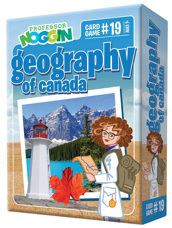 Professor Noggins Geography of Canada Trivia Card Game