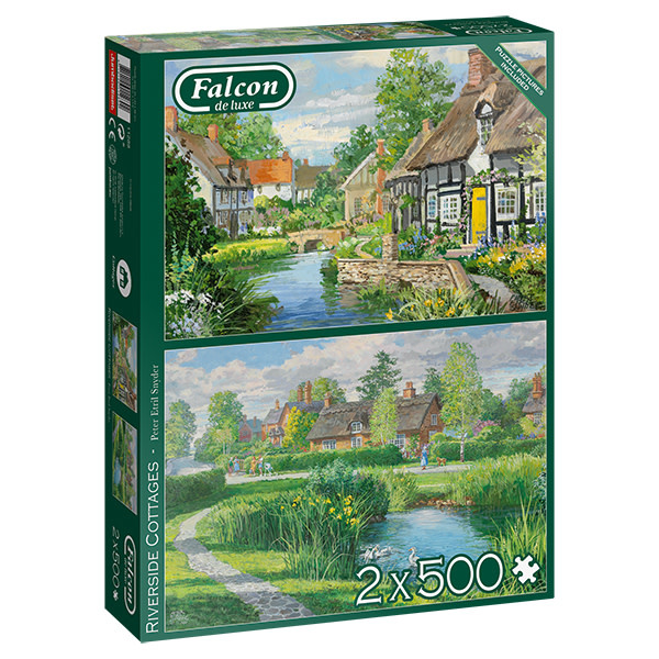 Riverside Cottages 2 x 500pc Puzzles