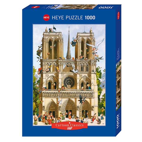Vive Notre Dame! Cathedral 1000pc Puzzle