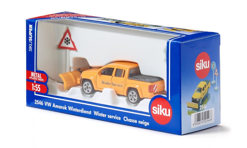 Siku Winter Service Yellow Truck with Plough on front