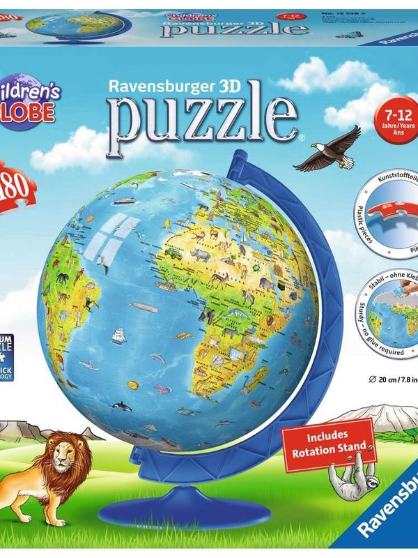 Ravensburger Children’s World Globe 180pc 3D Puzzle