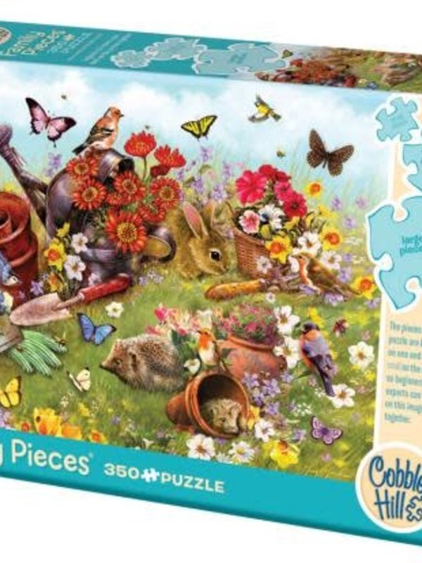 Cobble Hill Garden Scene 350pc Family Puzzle