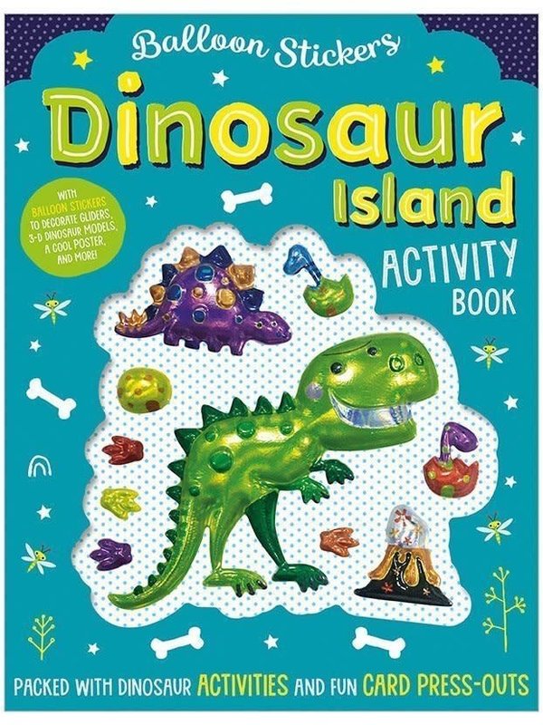Make Believe Ideas Balloon Stickers: Dinosaur Island Activity Book