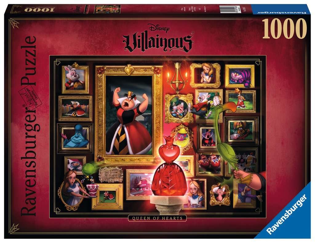 Villainous Queen of Hearts 1000pc Puzzle
