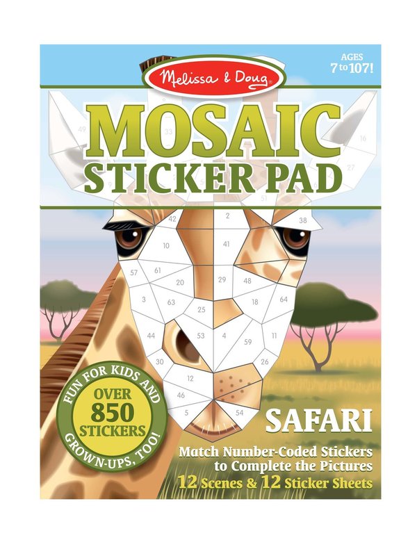 Melissa & Doug Mosaic Sticker Pad Safari