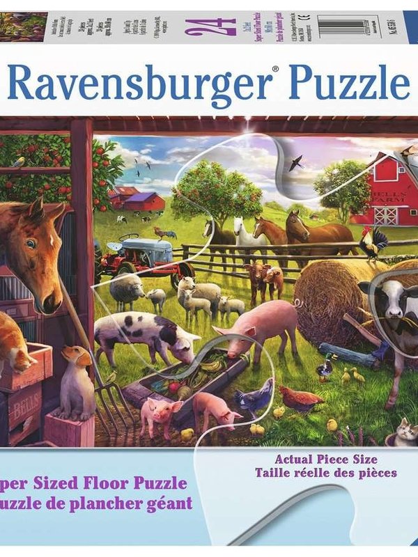 Ravensburger Animals of Bells Farm 24pc Floor Puzzle