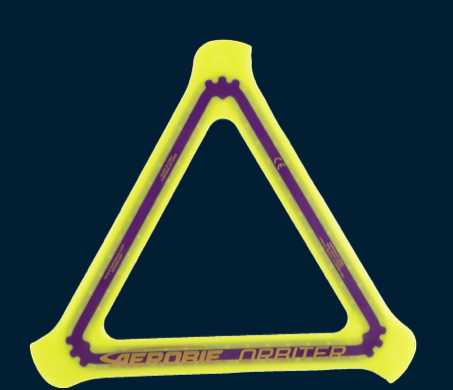 Aerobie Orbiter Boomerang - Yellow / GREEN