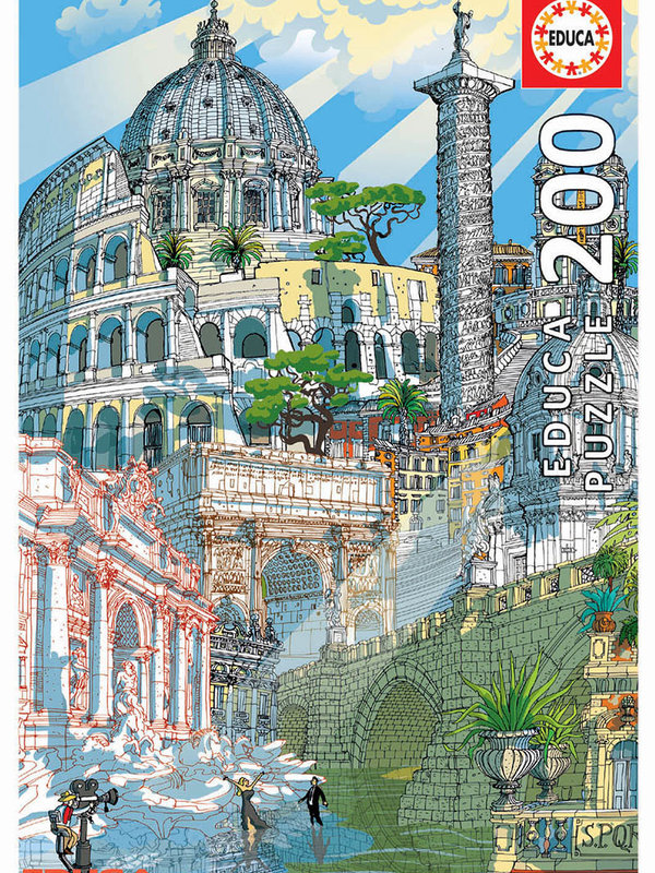 Educa City Puzzle Rome 200pc Puzzle