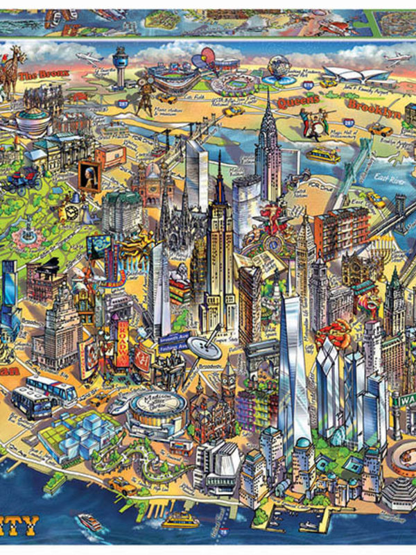 Educa New York City Map 500pc Puzzle