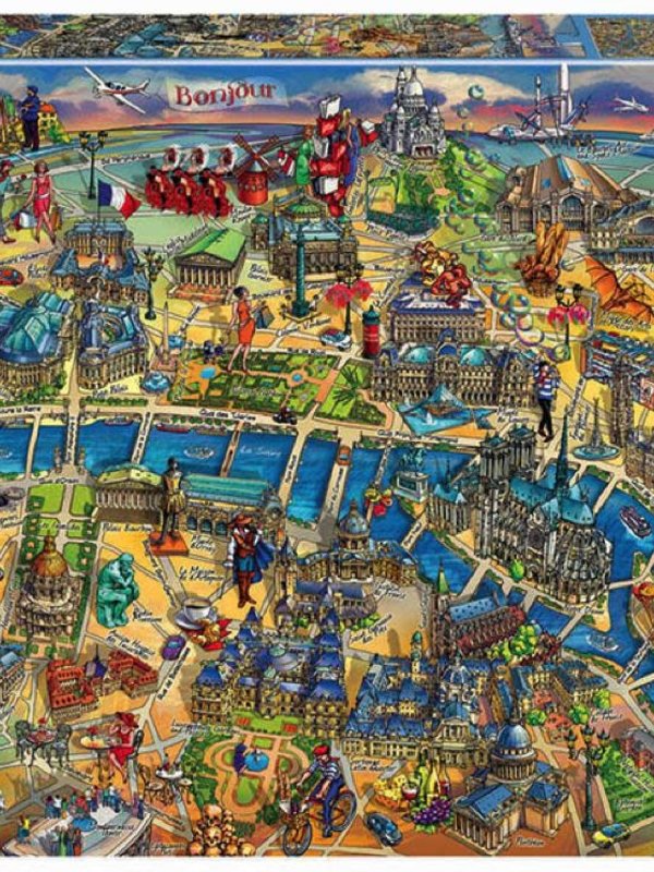 Educa Paris Map 500pc Puzzle