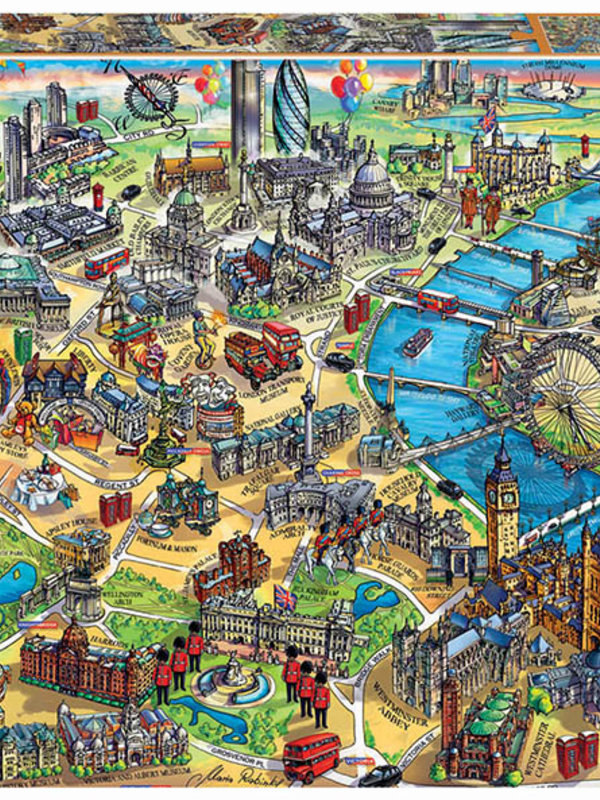 Educa London City Map 500pc Puzzle