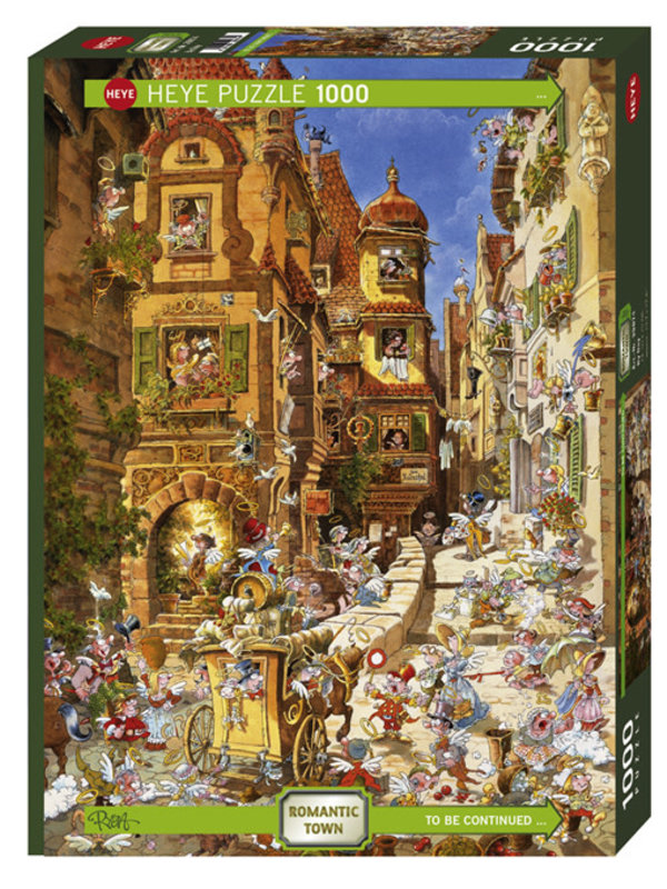 Heye Romantic Town By Day 1000pc Puzzle