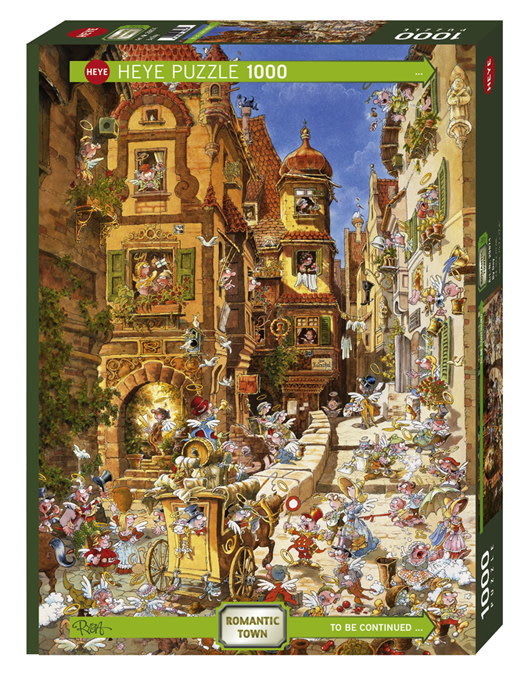 Romantic Town By Day 1000pc Puzzle