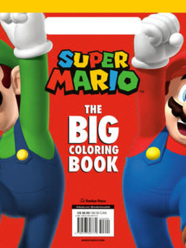 Random House Super Mario: The Big Coloring Book