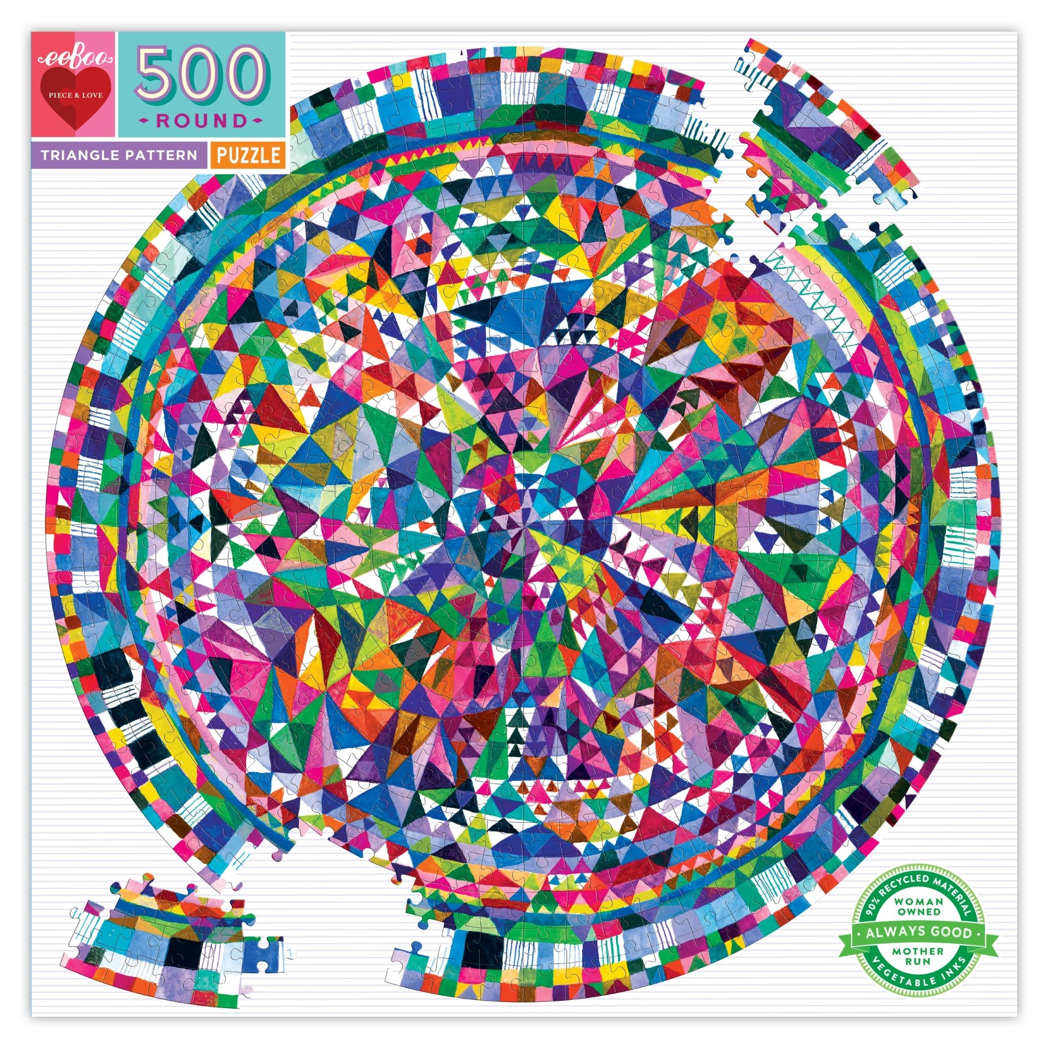 Triangle Pattern 500pc Puzzle