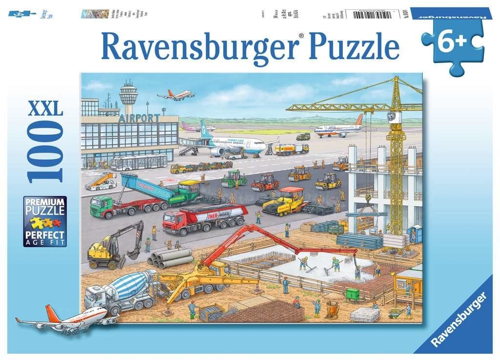 Construction at the Airport -XXL-100pc Puzzle