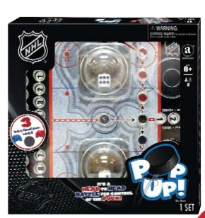 NHL Dice Pop Up Game