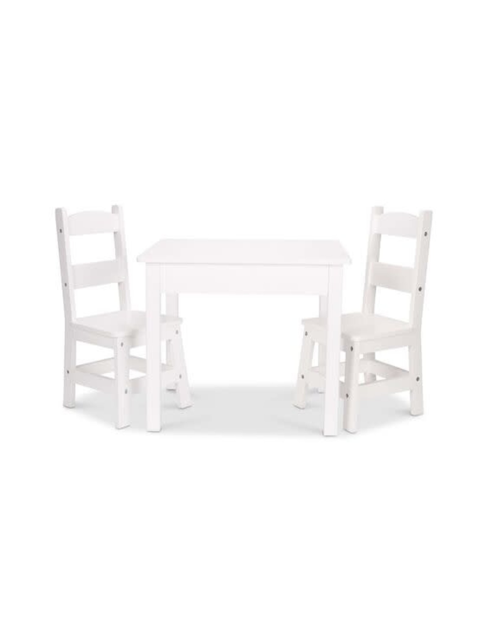melissa and doug white table and chairs
