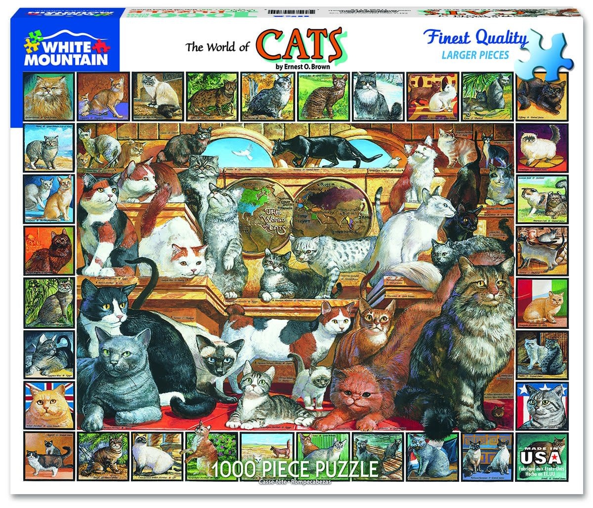 The World of Cats 1000pc Puzzle