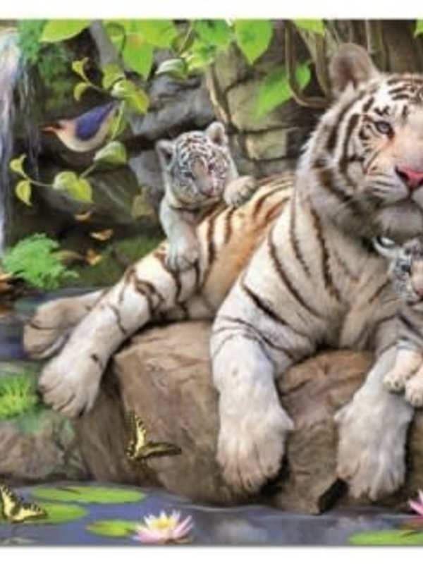 Educa White Tigers of Bengal 1000pc Puzzle