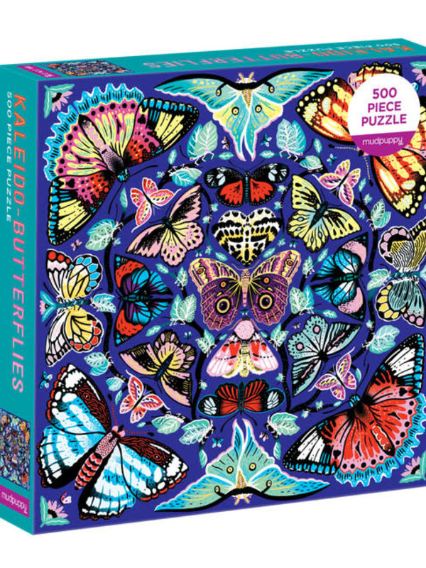 Mudpuppy Kaleido-Butterflies 500pc Puzzle