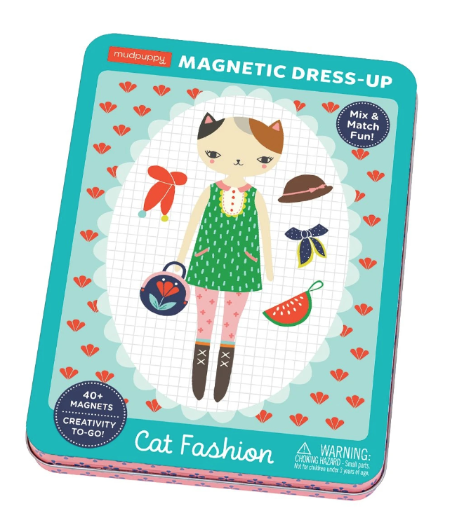 Cat Fashion Magnetic Figures