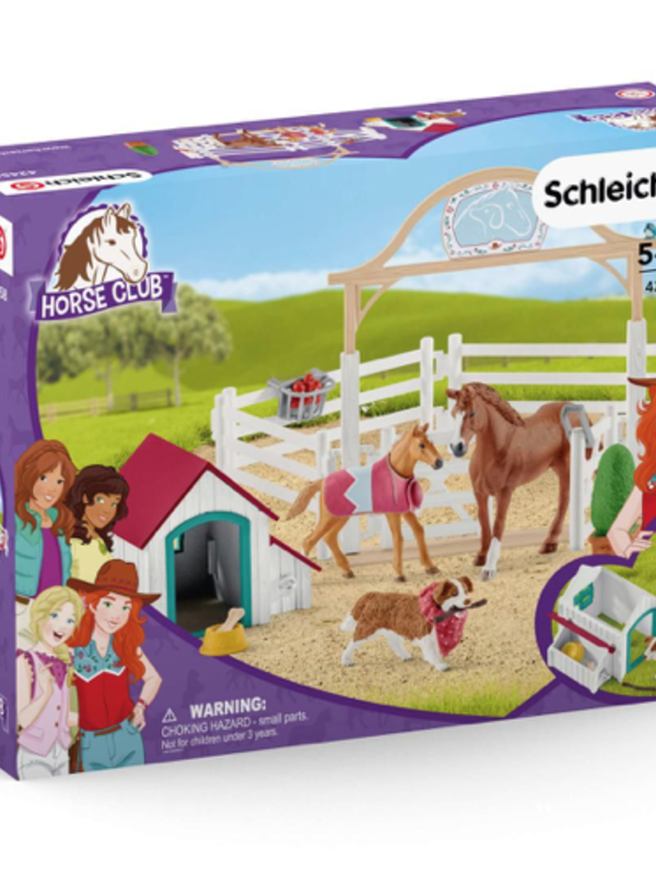 Schleich® Horse Club Hannah's Guest Horses w Ruby the Dog
