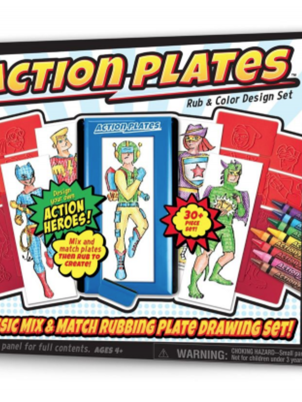 Kahootz Action Plates Super Heroes