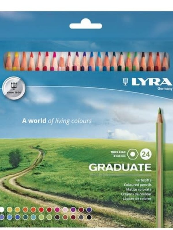 LYRA Graduate Coloured Pencil Set 24pc