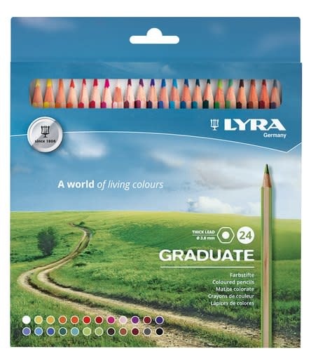 Graduate Coloured Pencil Set 24pc