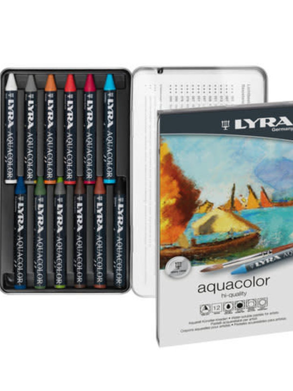 LYRA LYRA Aquacolor Watersoluble Crayons 12pc