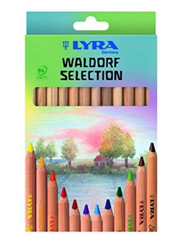 LYRA Super Ferby Waldorf Coloured Pencils 12pc