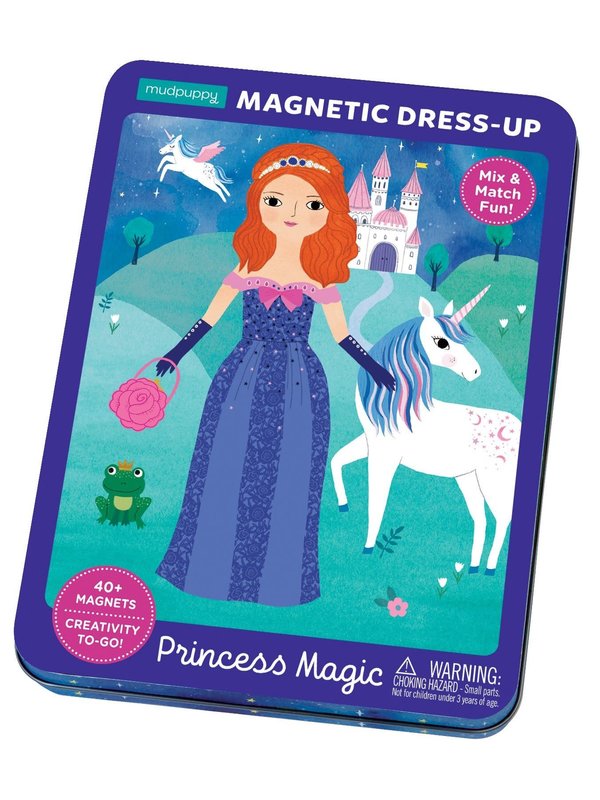 Mudpuppy Princess Magic Magnetic Tin