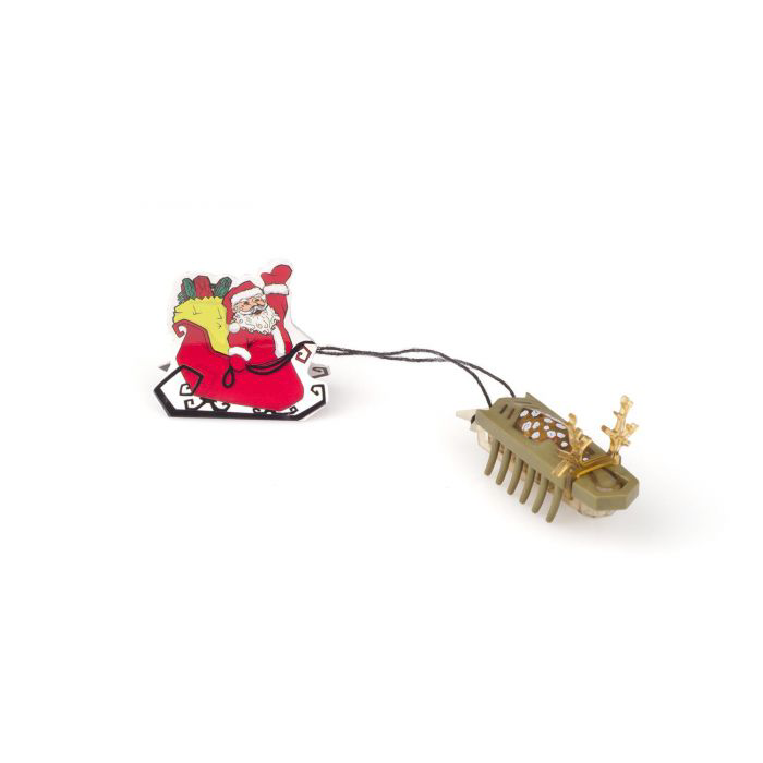 HEXBUG Nano Reindeer pulling Santa in Sleigh