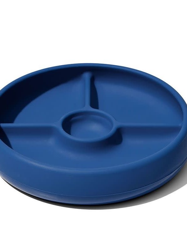 OXO Tot OXO Tot Silicone Divided Plate navy