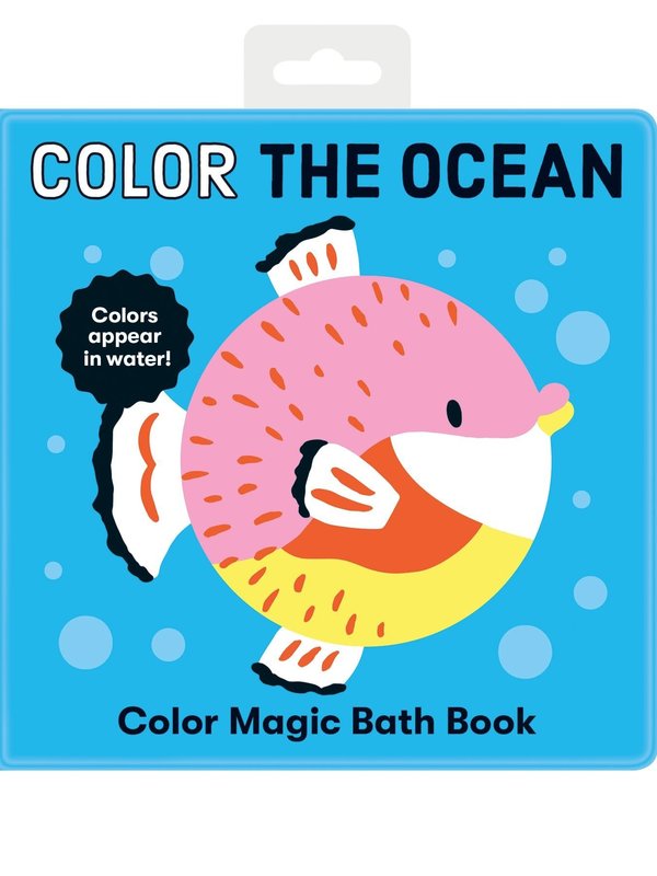 Mudpuppy Color the Ocean Bath Book
