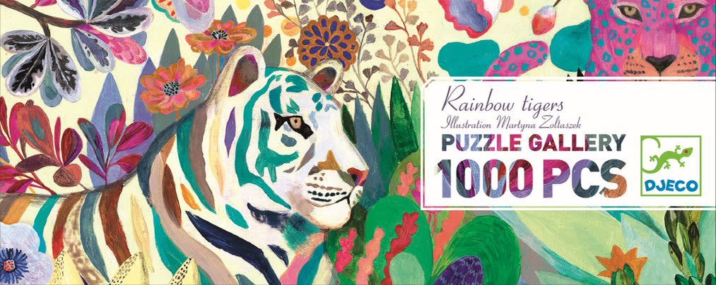 Rainbow Tigers 1000pc Puzzle