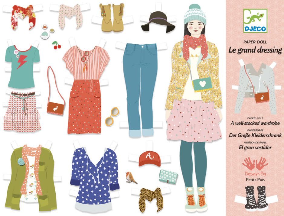 Well Stocked Wardrobe Paper Doll Set