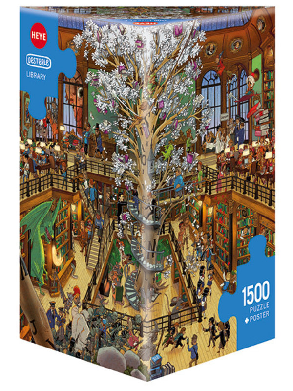 Heye Library 1500pc Puzzle