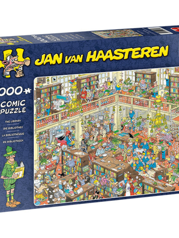 Jumbo Jan van Haasteren The Library 1000pc Puzzle