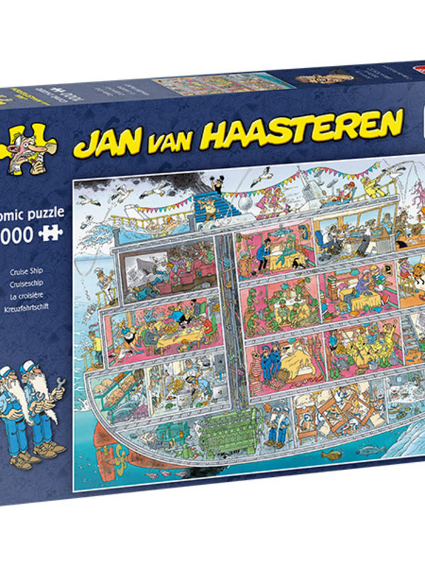 Jumbo Cruise Ship Jan van Haasteren 1000pc Puzzle