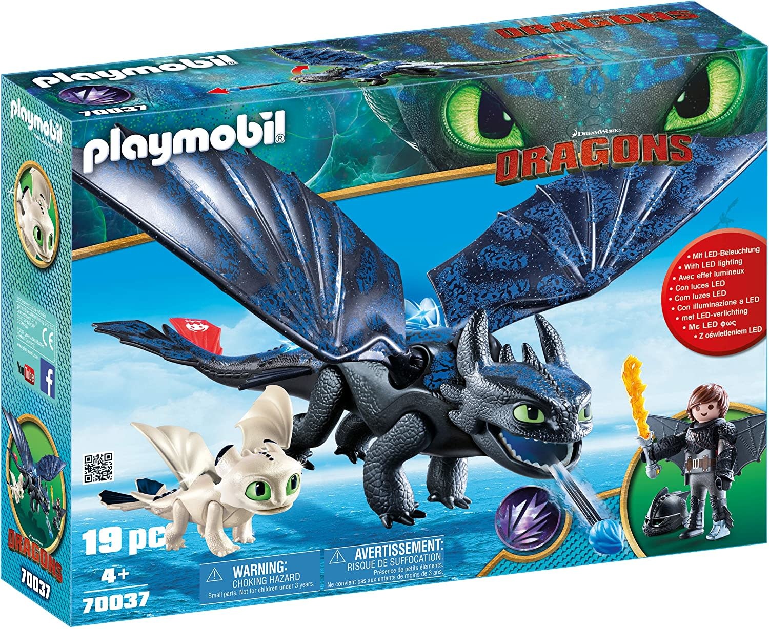 Hiccup and Toothless playset