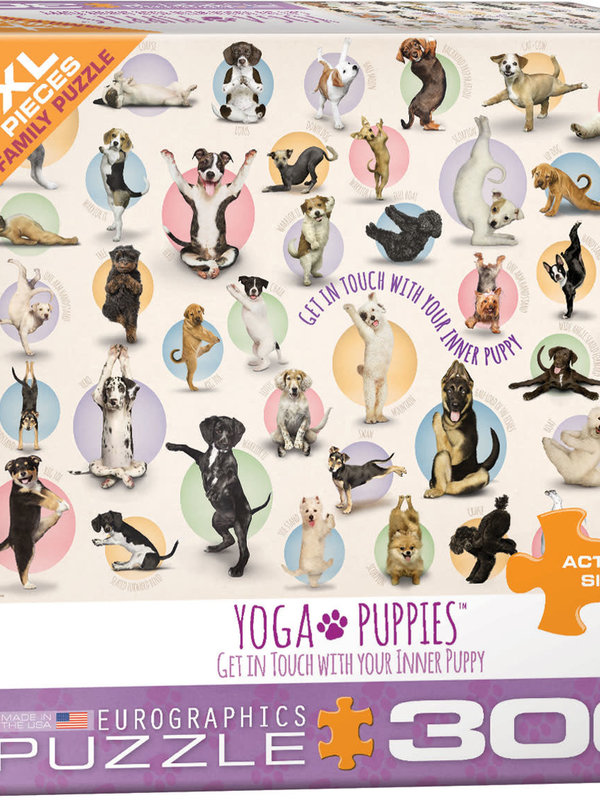 Eurographics Yoga Puppies 300pc XL Puzzle