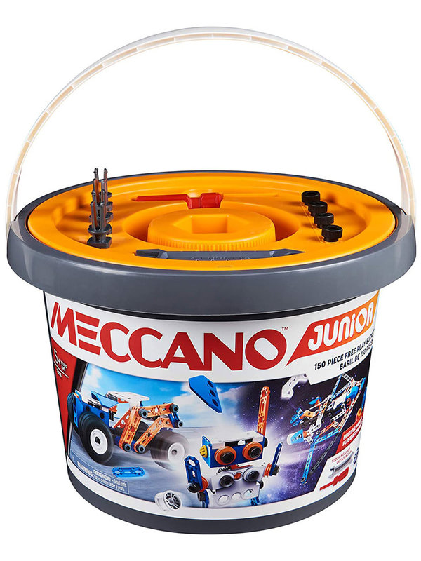 Meccano Meccano Junior Free-Play Bucket 150pc