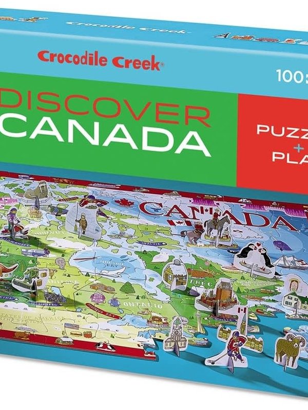 Crocodile Creek Discover Canada 100pc Puzzle
