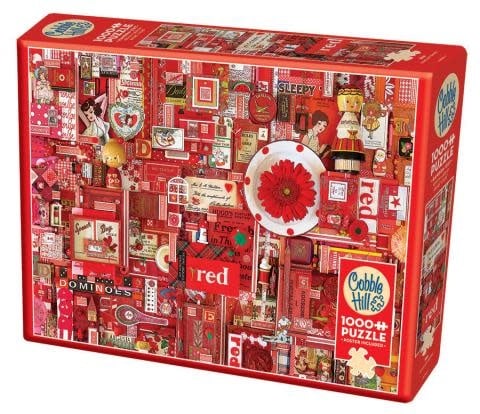 Red 1000pc Puzzle