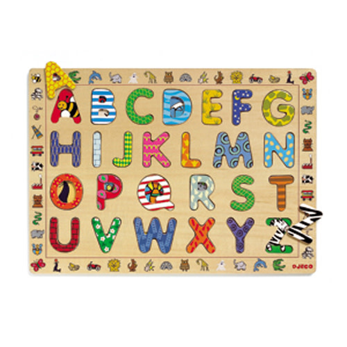 Wooden Alphabet Puzzle French (uppercase)